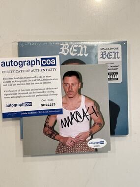 Macklemore Signed Autographed CD Ben ACOA Autographed COA Authenticated #4